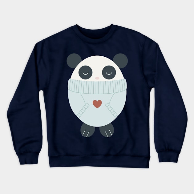 Warmed Panda Crewneck Sweatshirt by AnaMartins